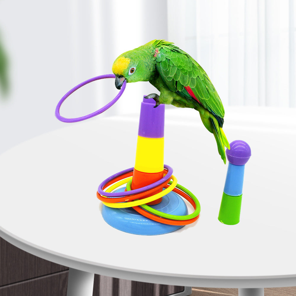 Interactive Bird Toy Parrot Training Stand