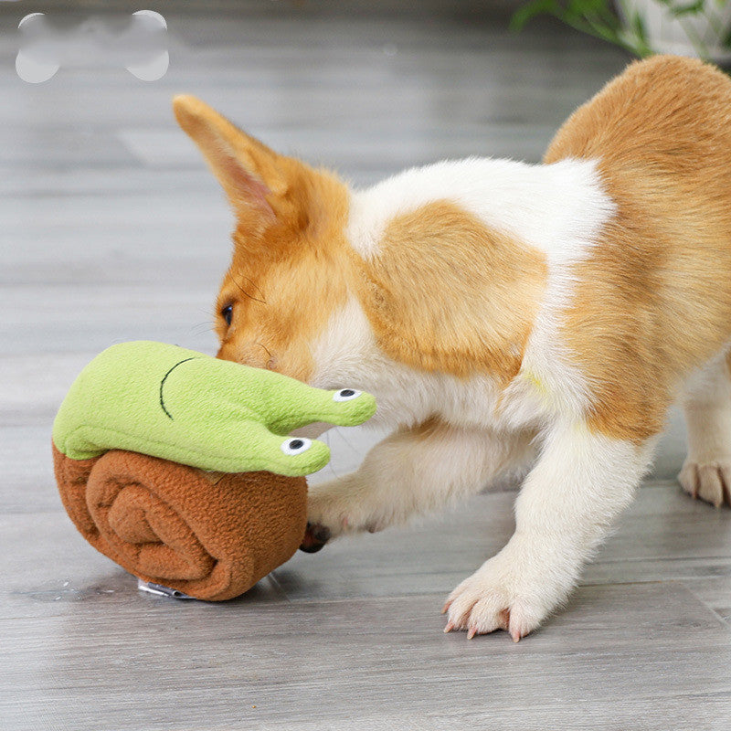 Interactive Snail Dog Puzzle Toy
